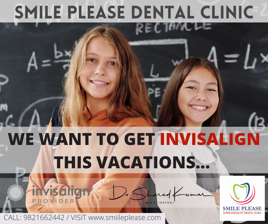 Invisalign treatment in this vacations at smile please dental treatment