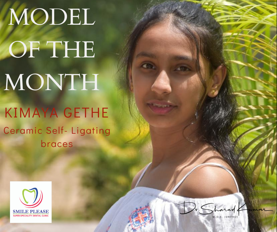 Model of the month at smile please dental clinic