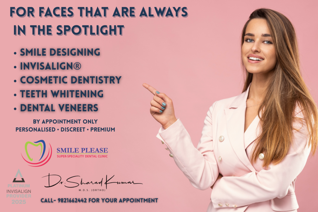 Natural smile makeover for celebrities and models at Smile Please Dental Clinic Vashi and Nerul
