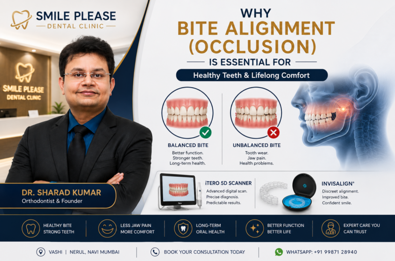 Why Bite Alignment (Occlusion) Is Essential for Healthy Teeth | Invisalign & iTero 5D in Navi Mumbai